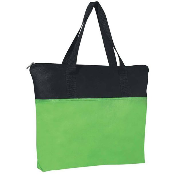 Reusable Non Woven Two-Tone File Bag w/ Handle - Image 3