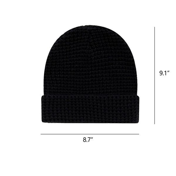 Solid color loose knit hat beanie - Image 7