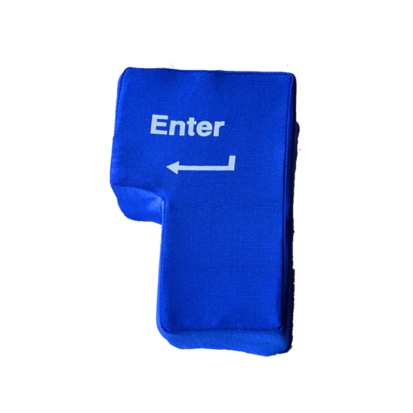 USB Big Enter Pillow