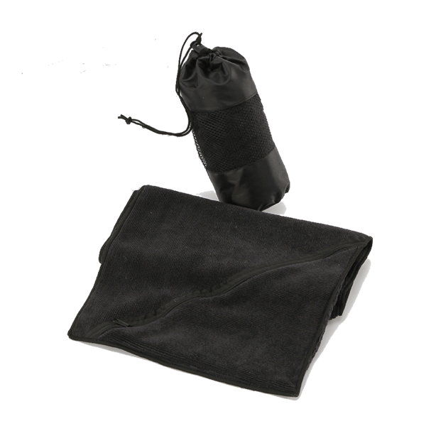 Fall Sports Gym Towel with Drawstring Bag - Image 2