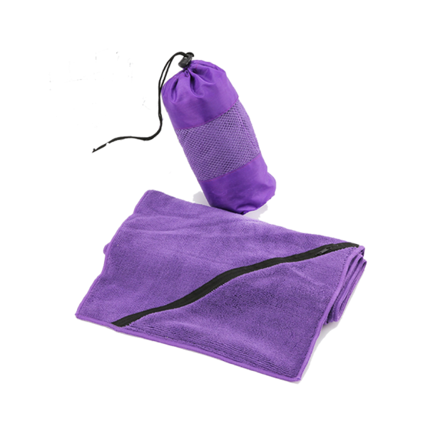 Fall Sports Gym Towel with Drawstring Bag