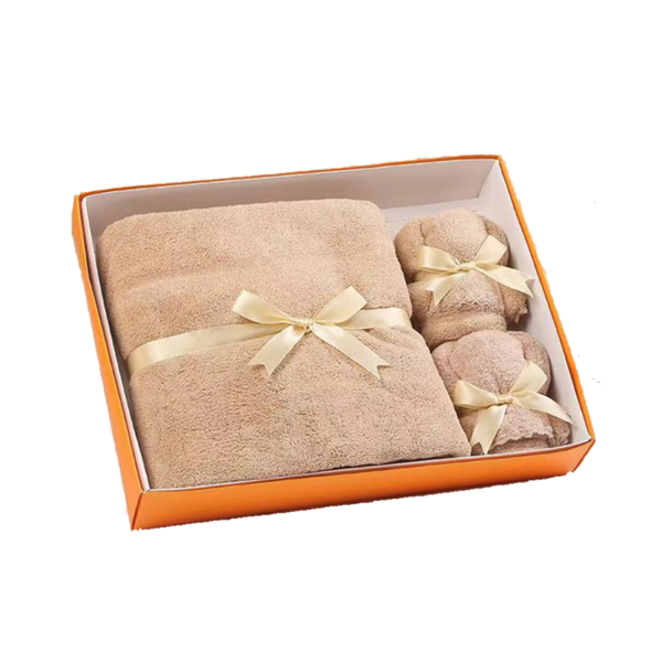 Bath Towel 3-piece Set with Gift Box
