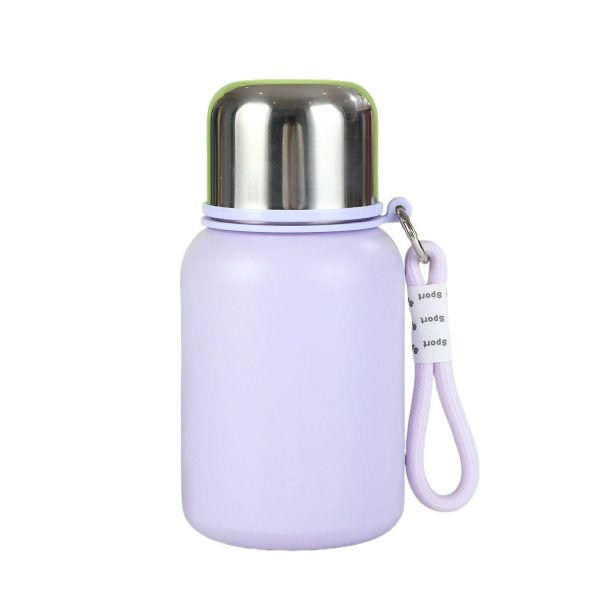 16oz Portable Stainless Steel Insulated Bottle w/ Strap - Image 5