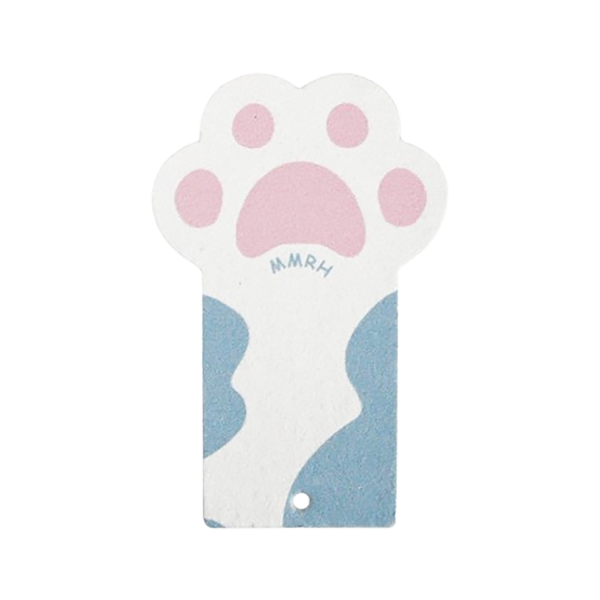 Oil-Removing Cartoon Cat Paw Dish Sponge with Hanging String - Image 3