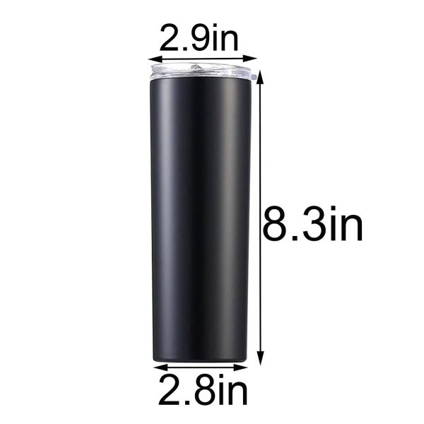 20oz Stainless Steel Insulated Tumbler w/ Lid - Image 18