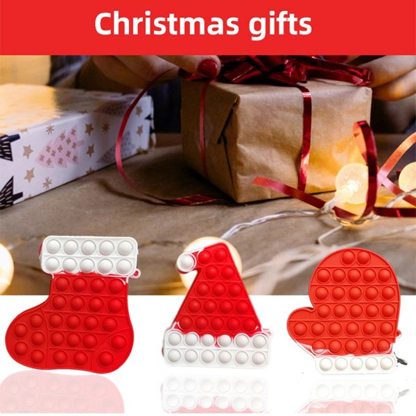 Christmas Silicone Fidget Small Pop Bag - Image 3