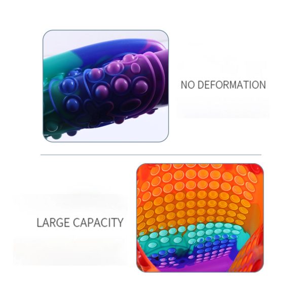 Silicone Fidget Rectangle Pop Handbag - Image 6