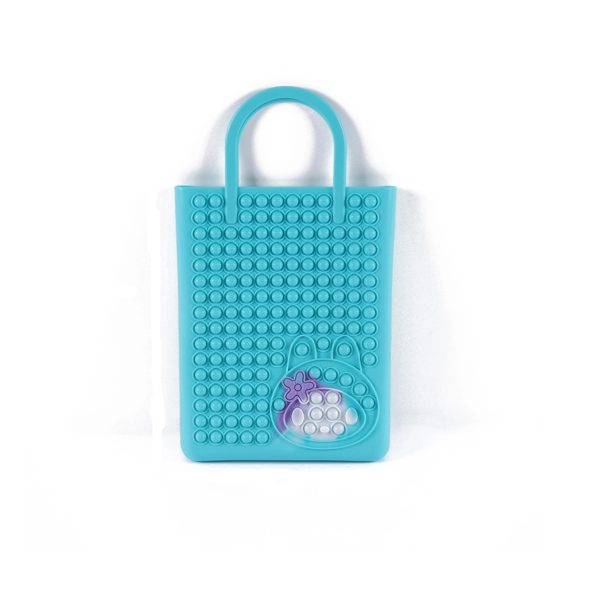 Silicone Fidget Rectangle Pop Handbag - Image 4