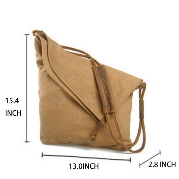 Canvas Foldable cross-body bag - Image 9