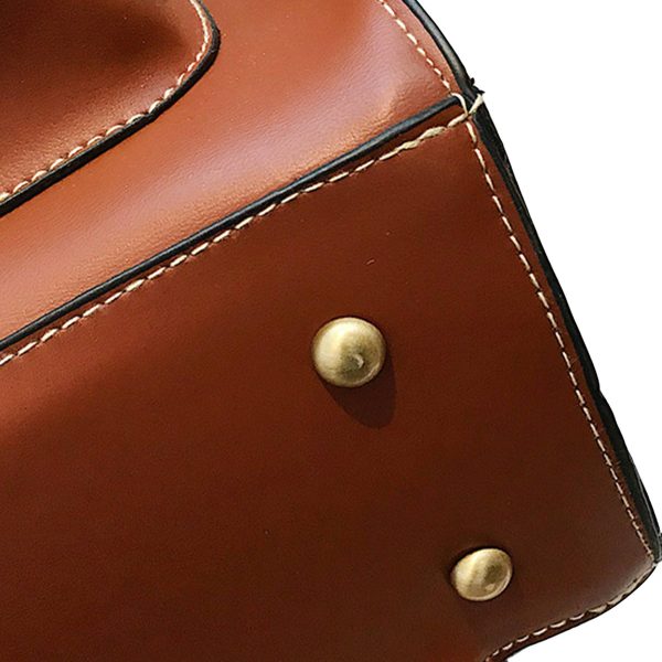 PU Leather Casual Daypack Style Flap Backpacks for Ladies - Image 5