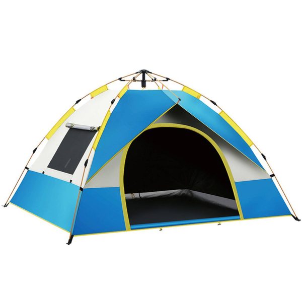 Automatic quick opening outdoor camping tent