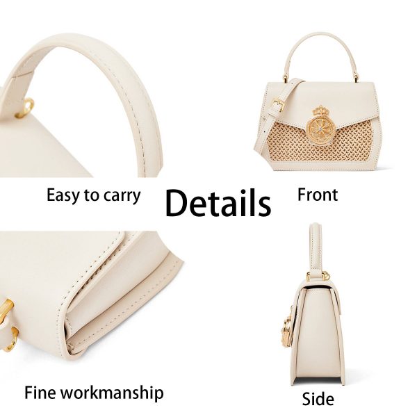 Genuine Leather woven cross-body bag - Image 4