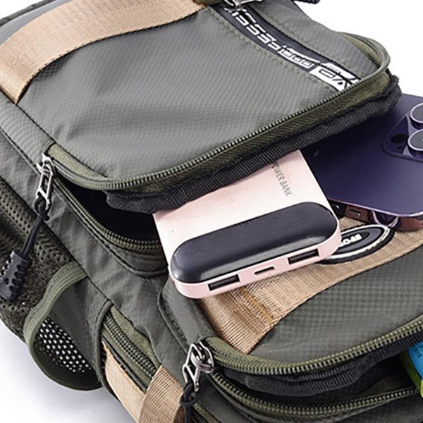 Multi-Pocket Men'S Waterproof Chest Bag - Image 6