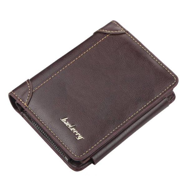 Men's Genuine Leather Passcase Wallet - Image 2