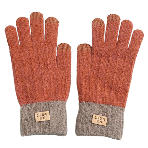 Women’s Winter Warm Knitted Touchscreen Gloves - Image 3