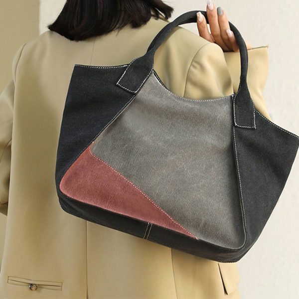 Popularity Canvas Ladies Handbag Tote Bag - Image 3