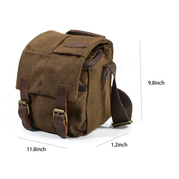 Vintage Canvase Camera Shoulder Messenger Sling Bag - Image 5