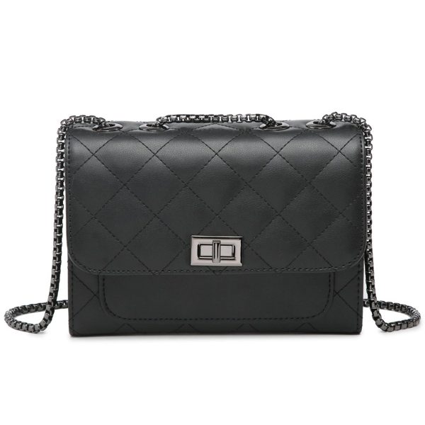 Genuine Leather Quilted Shoulder Crossbody Bags for Women - Image 2