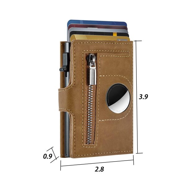 Genuine leather RFID anti-theft card holder - Image 3