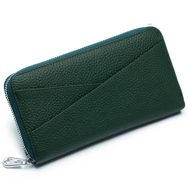 Genuine Leather Stylish accordion card pocket wallet - Image 4