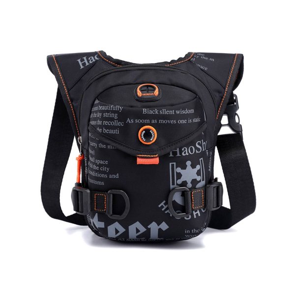 Nylon Outdoor Tactical Waist Bag With Earphone Hole - Image 2