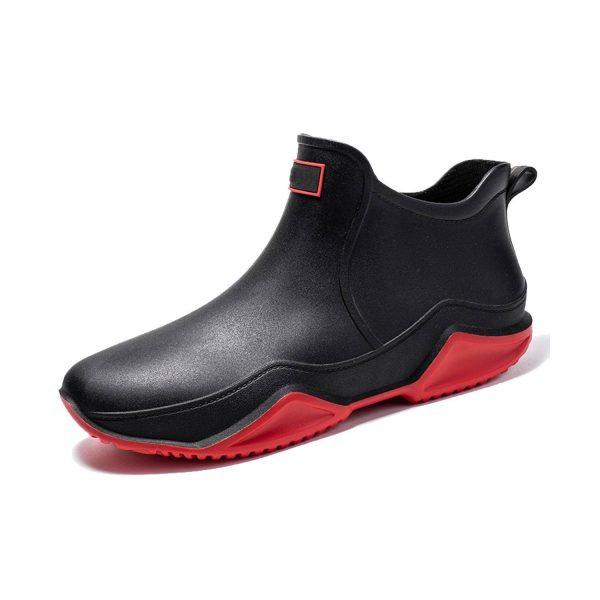 Waterproof Non-Slip Soft Short Rubber Rain Boots - Image 3