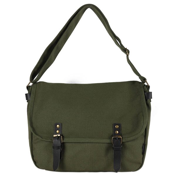 Canvas Large capacity vintage postman shoulder bag