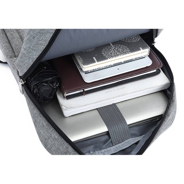 Oxford Backpack Laptop Bag for Travel With Charging Port - Image 6