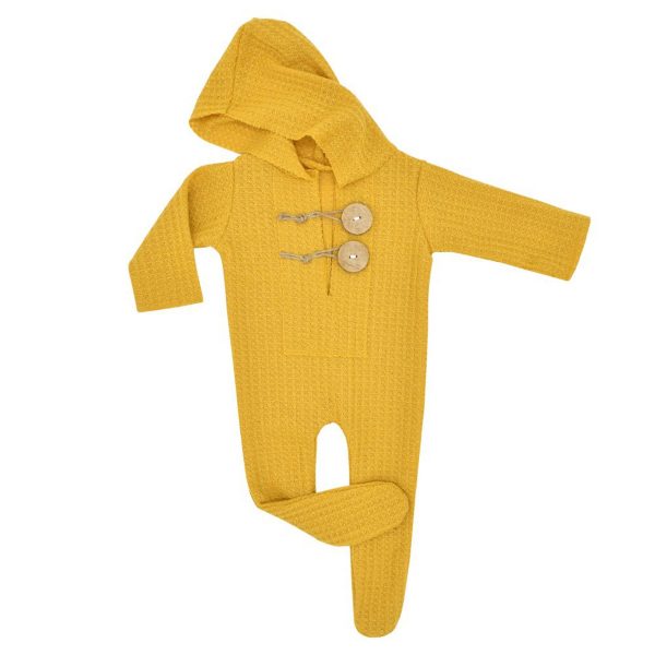Baby knitted one-piece studio photo suit