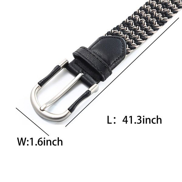 Mens Woven Braided Web Belt - Image 5