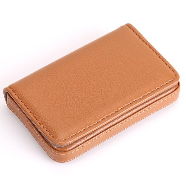 PU leather magnetic business card bag wallet - Image 4