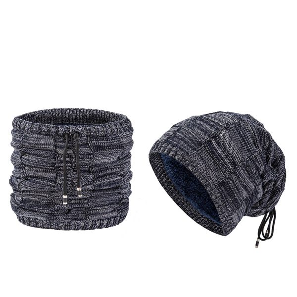 Winter Double use Fleece Neck Warmer Scarf Beanie Hat - Image 3