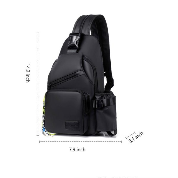 PU Multipurpose Cross Body Chest Bag - Image 6
