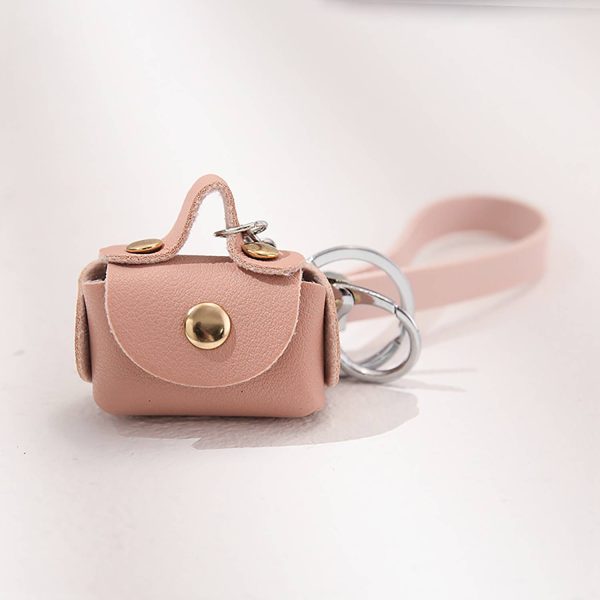 Mini Pu Leather Coin Purse Keychain Pendant - Image 2