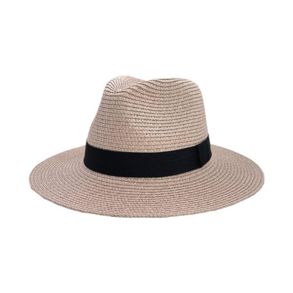 Women Wide Brim Straw Sun Hat - Image 2