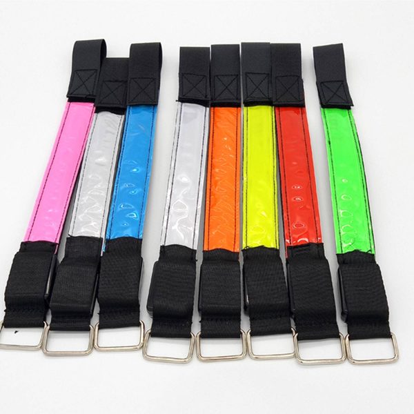 Battery Powered LED Slap Band Safety Armband Adjustable
