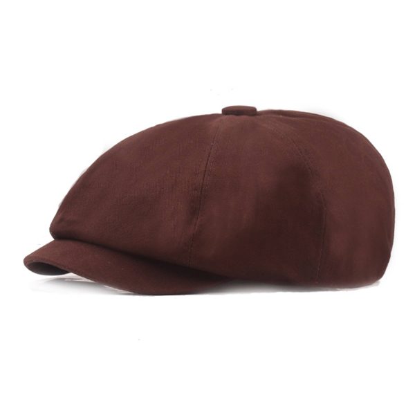 Men's Newsboy Flat Cap 100% Cotton - Image 3