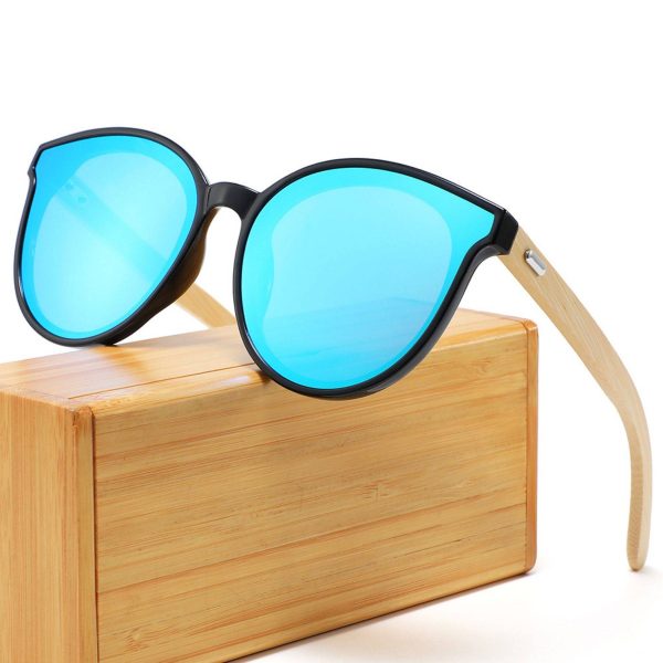 Unisex Bamboo leg sunglasses - Image 10
