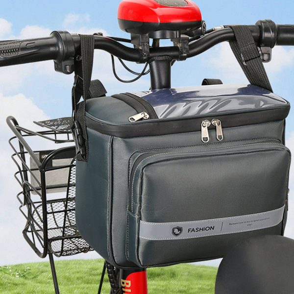 Nylon Scooter Handlebar Bag Front for Electric bike - Image 5