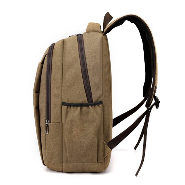 Travel Canvas Laptop Backpack - Image 5