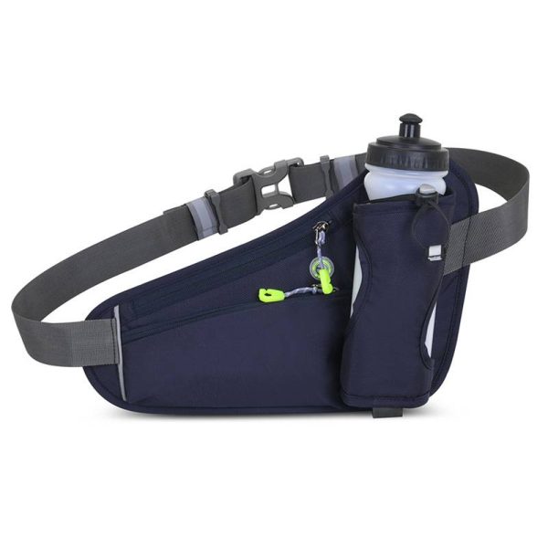 Oxford Fanny Pack Waist Bag with Water Bottle Holder