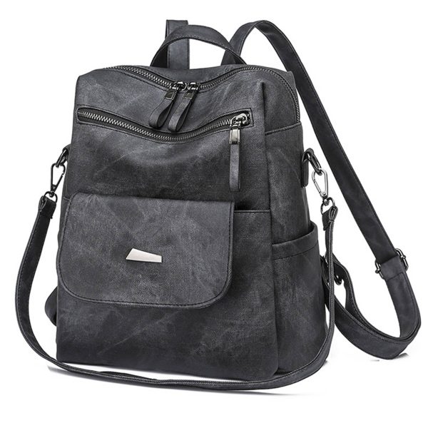 PU Leather Backpack for Women - Image 2