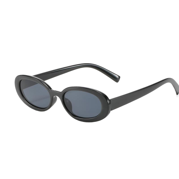 Unisex Polarized Retro Oval Sunglasses for Driving