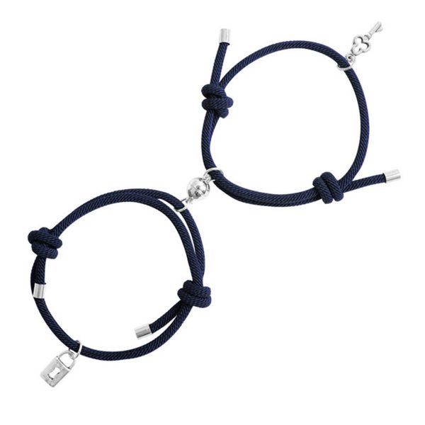 Alloy key lock magnetic bracelet - Image 2
