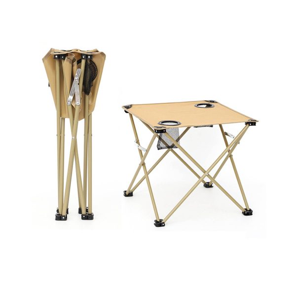 Oxford Outdoor Foldable Table With Two Cup Holders - Image 4