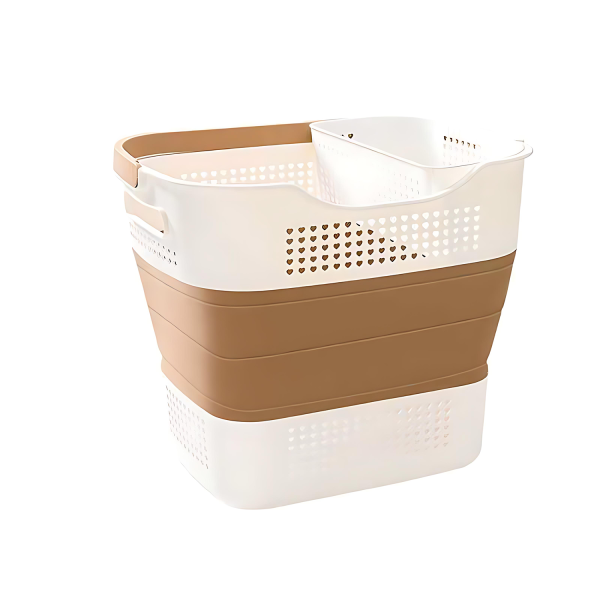 Foldable Laundry Basket - Japanese Style Storage - Image 2
