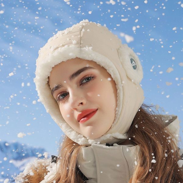 Winter Windproof Down Puffer Hat - Image 5
