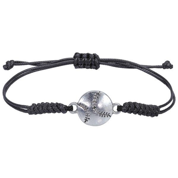Nickel Braided soccer alloy bracelet - Image 4