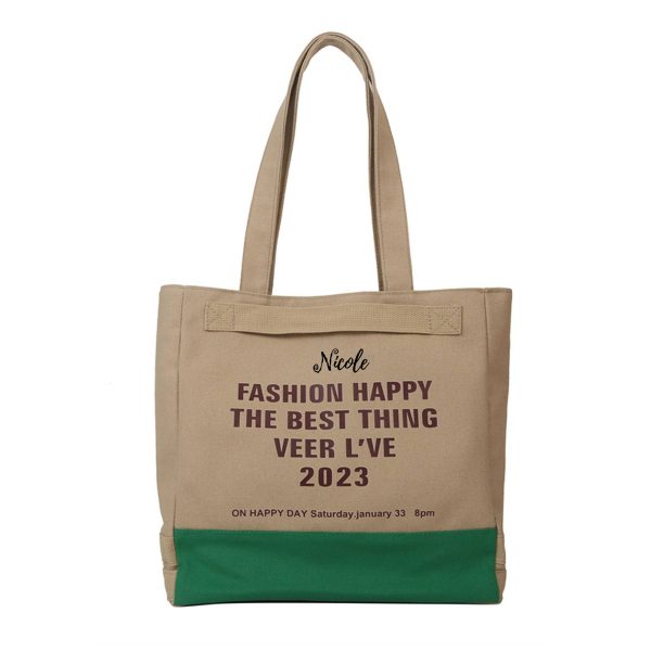 Canvas Tote Bag for Women - Image 3