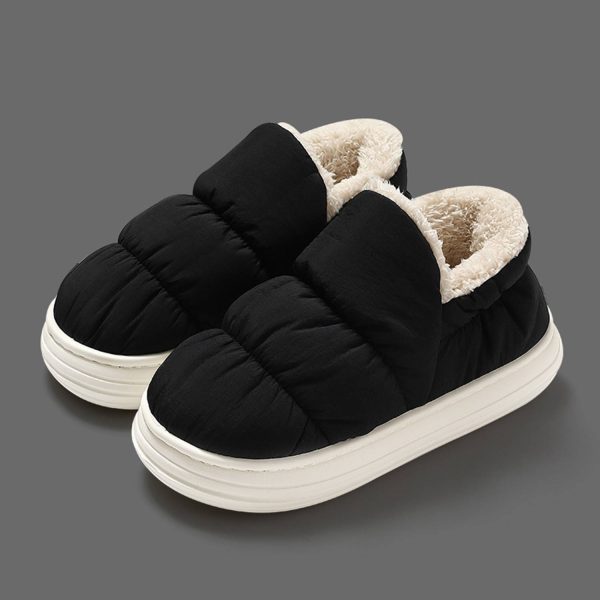 Waterproof cotton slippers